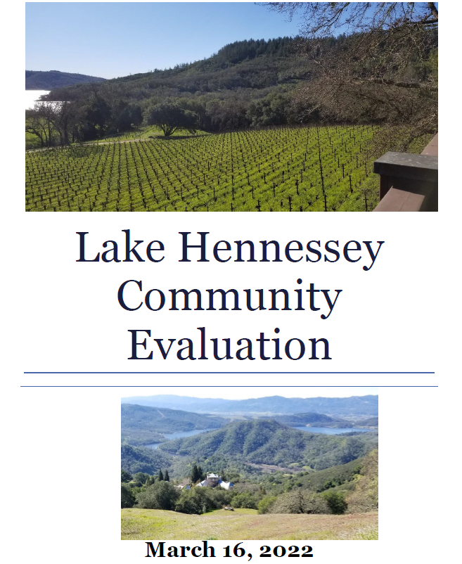 Lake Hennessey Evaluation Report