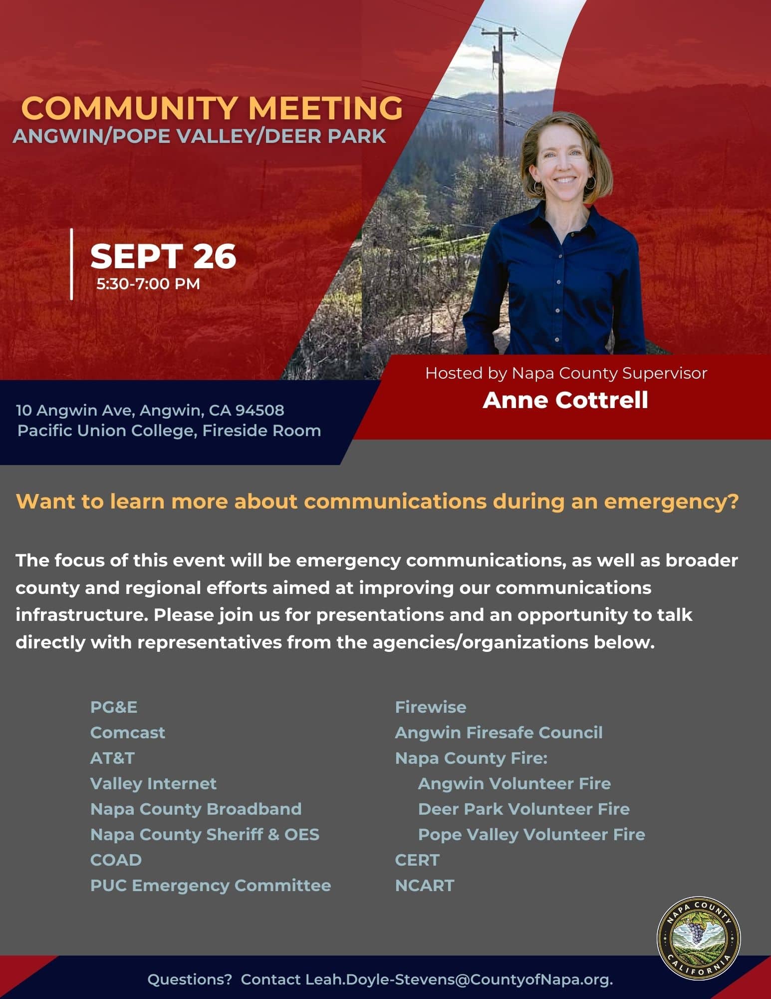 Flyer for Community Meeting