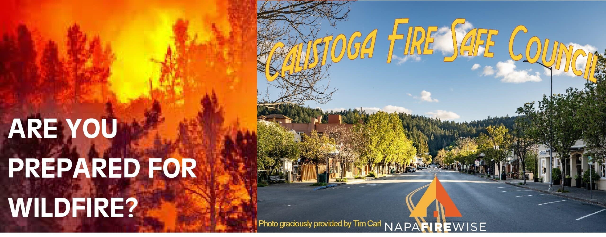 Calistoga FSC banner Calistoga Fire Safe Council