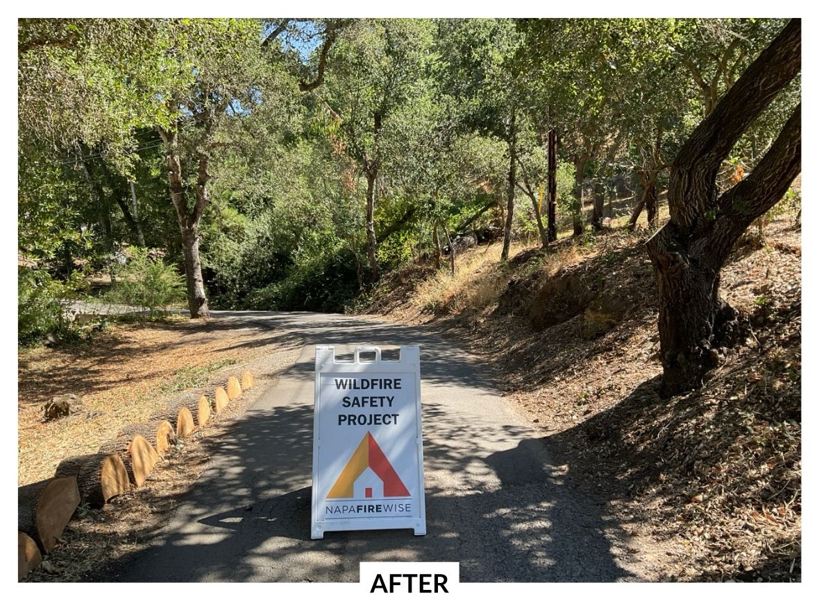 Tucker Acres NCFF project entry sign